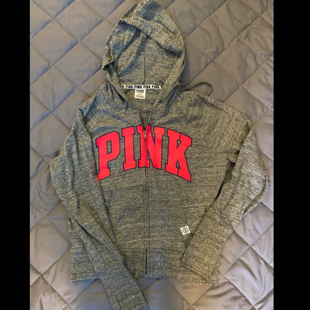 Pink Victoria secret zip up